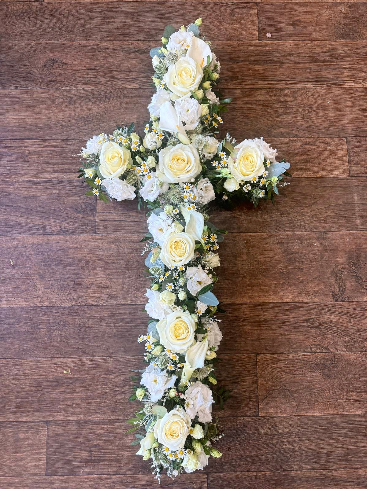 Loose Cross - Sympathy Flowers