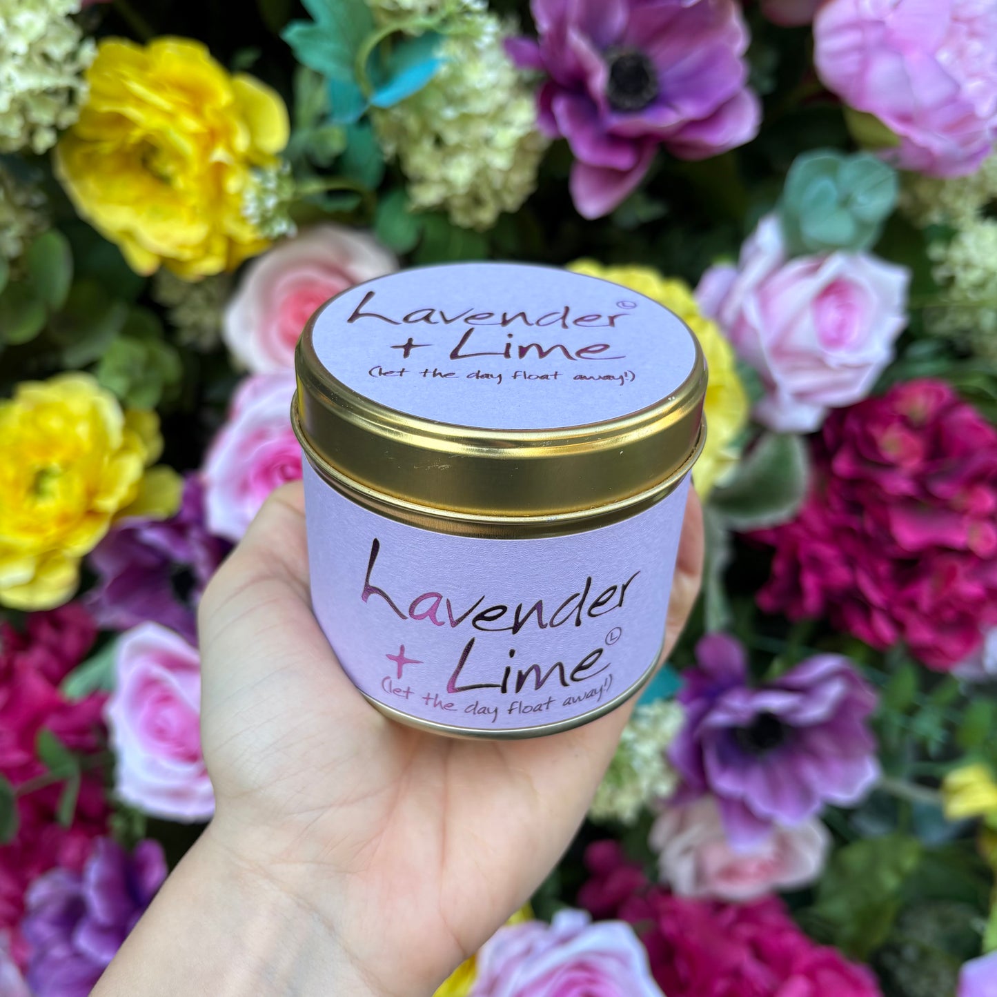 Lavender & Lime Lily Flame Candle