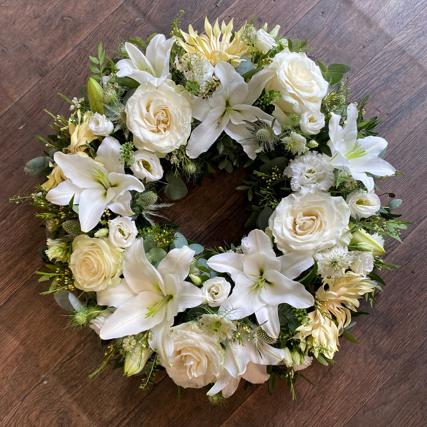 Loose Wreath - Sympathy Flowers