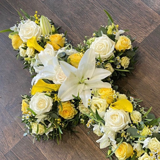 Loose Cross - Sympathy Flowers