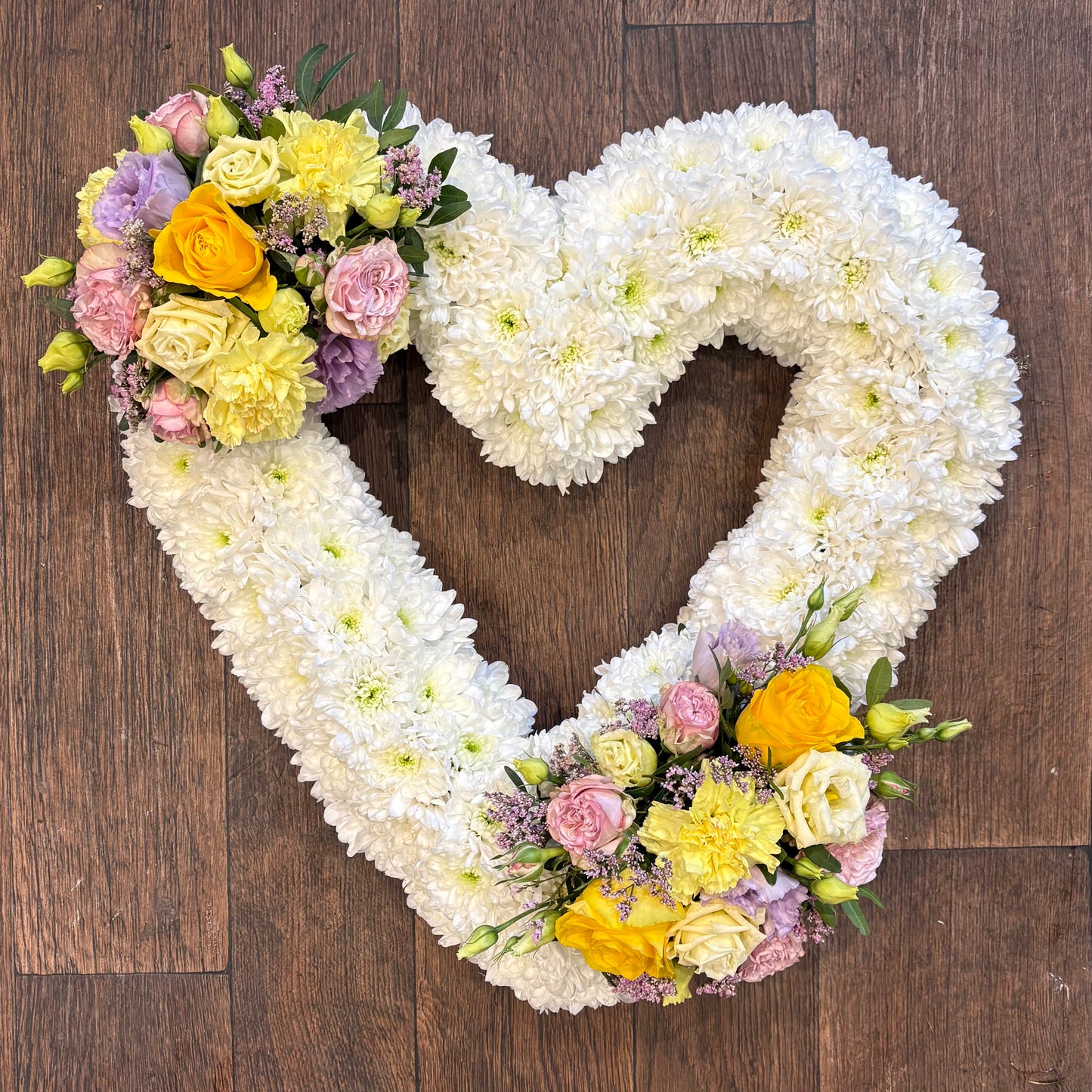 Based Heart - Sympathy Flowers