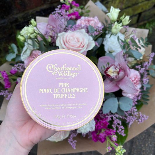 Pink Marc De Champagne Truffles - Charbonnel et Walker