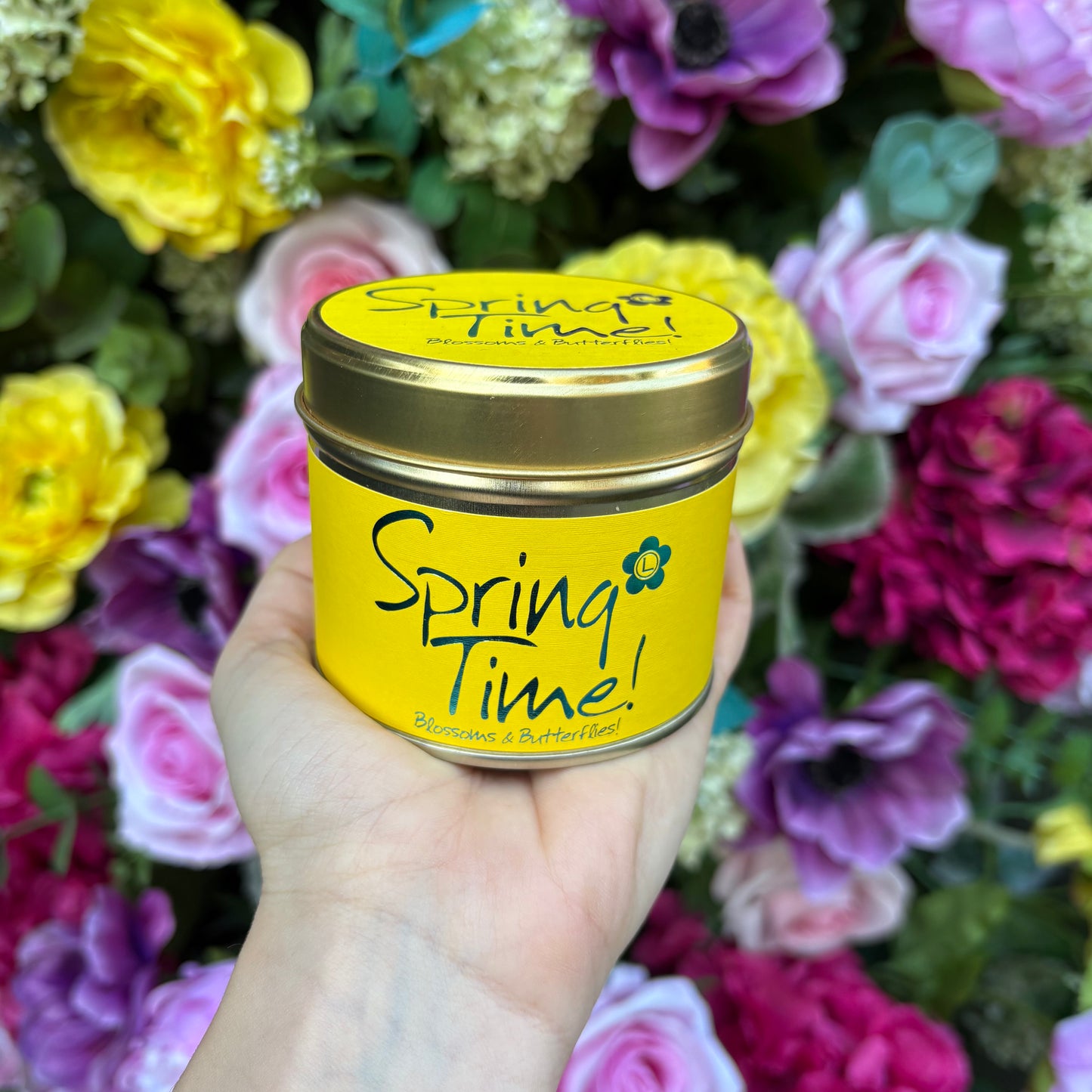 Spring Time Lily Flame Candle