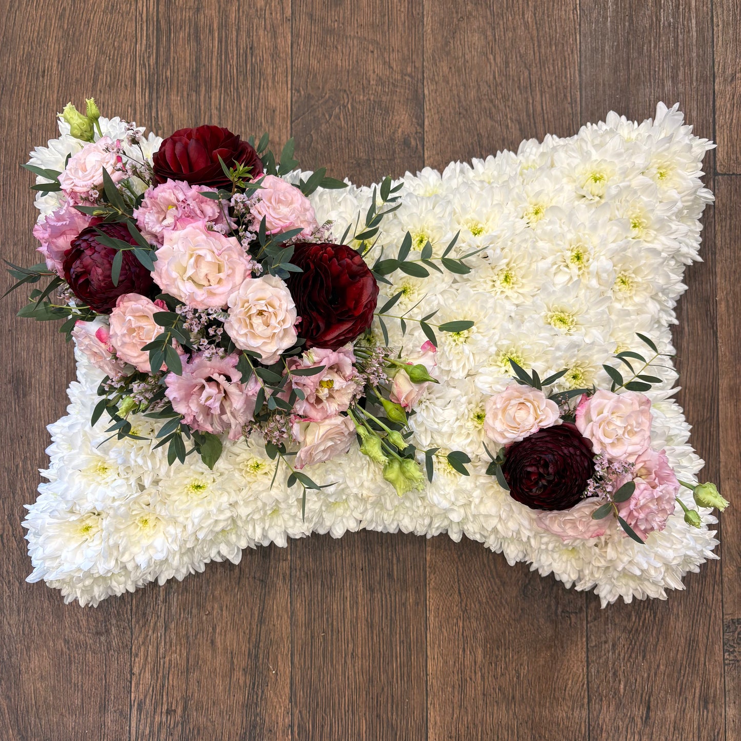 Based Pillow - Sympathy Flowers