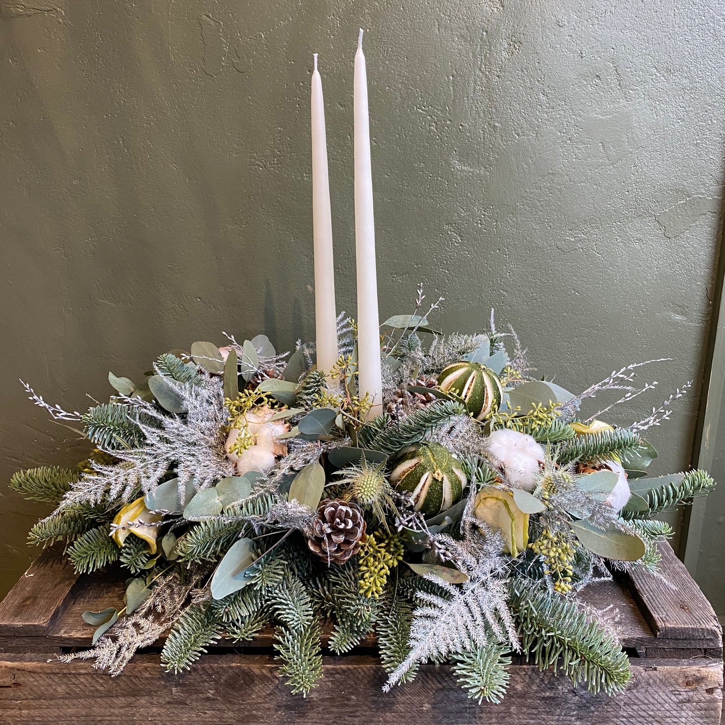 Winter Forest Table Arrangement