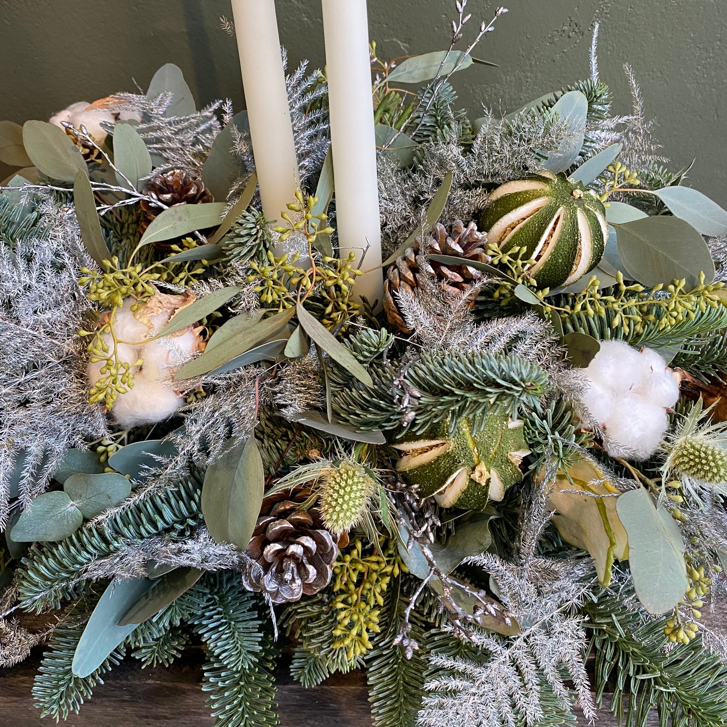 Winter Forest Table Arrangement