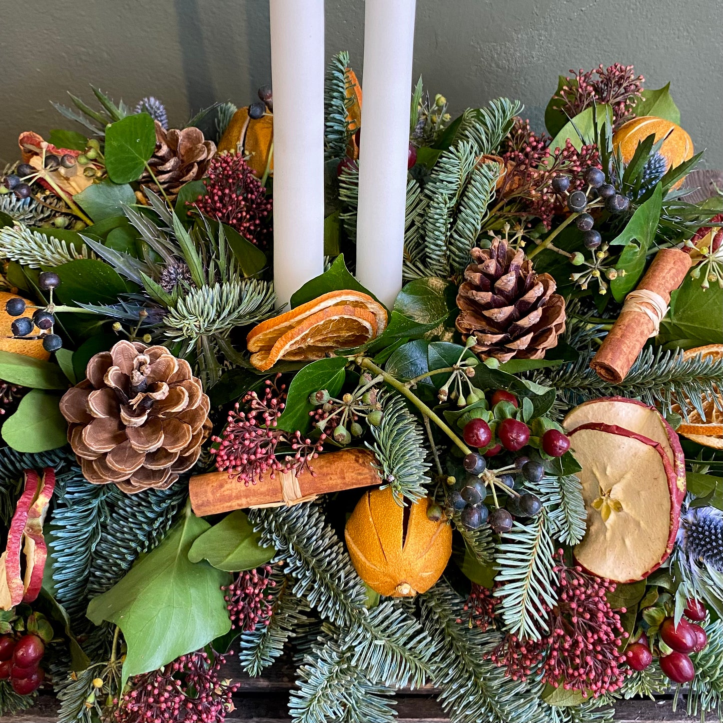 Christmas Spice Table Arrangement