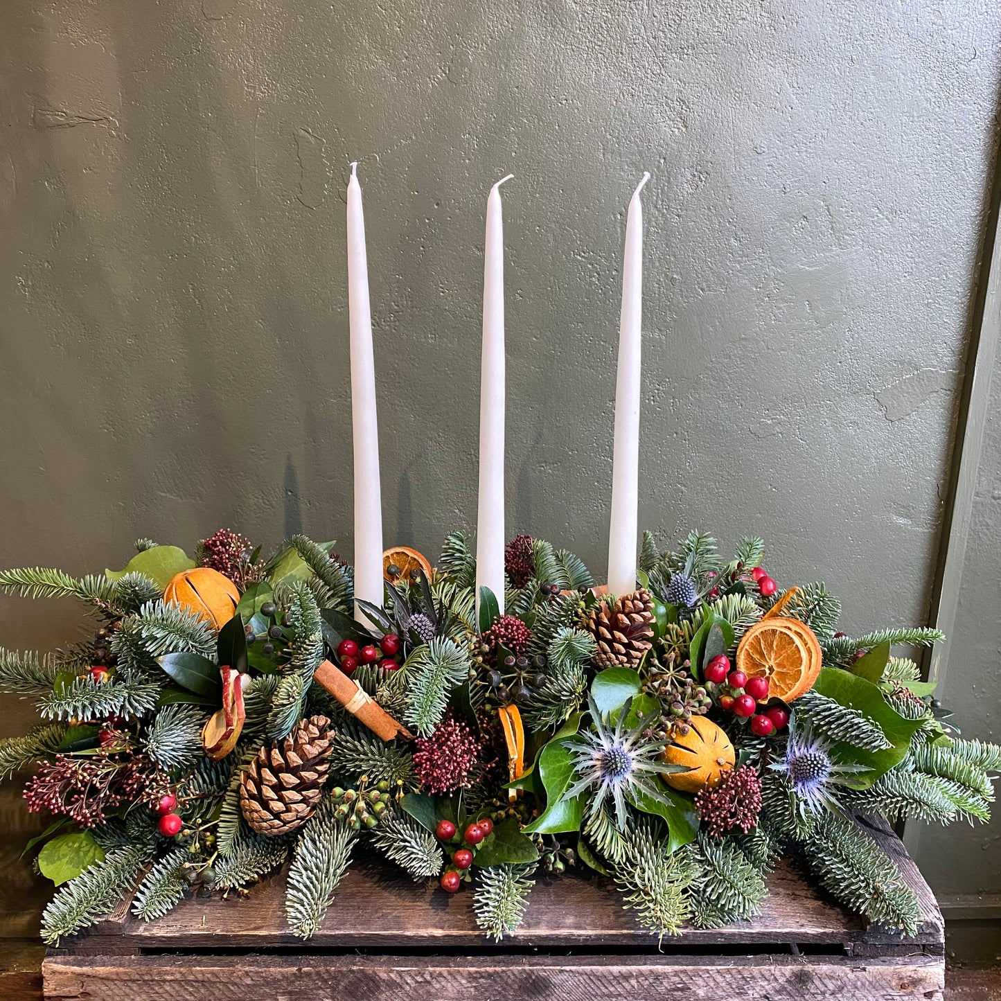 Christmas Spice Table Arrangement