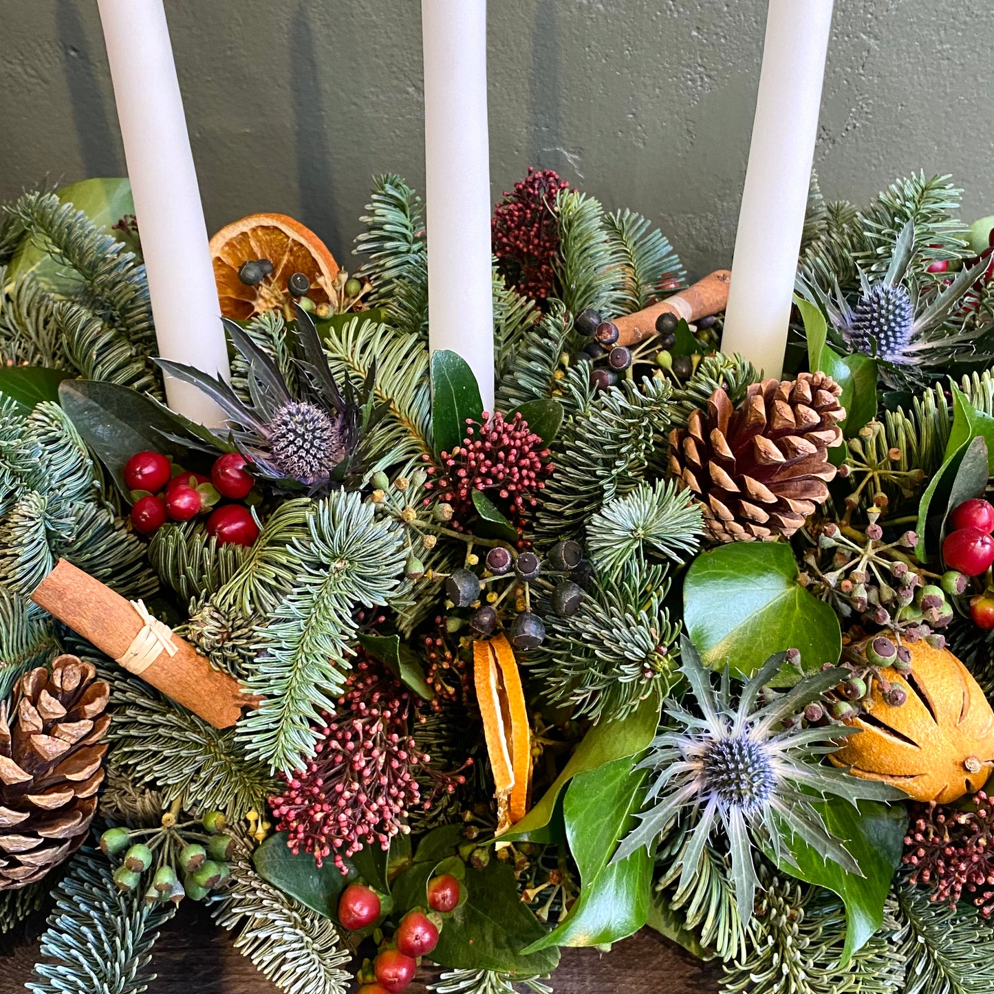Christmas Spice Table Arrangement