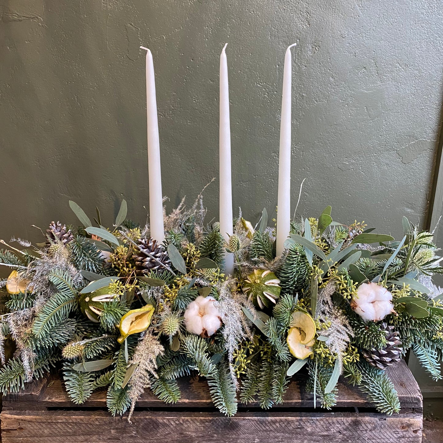 Winter Forest Table Arrangement