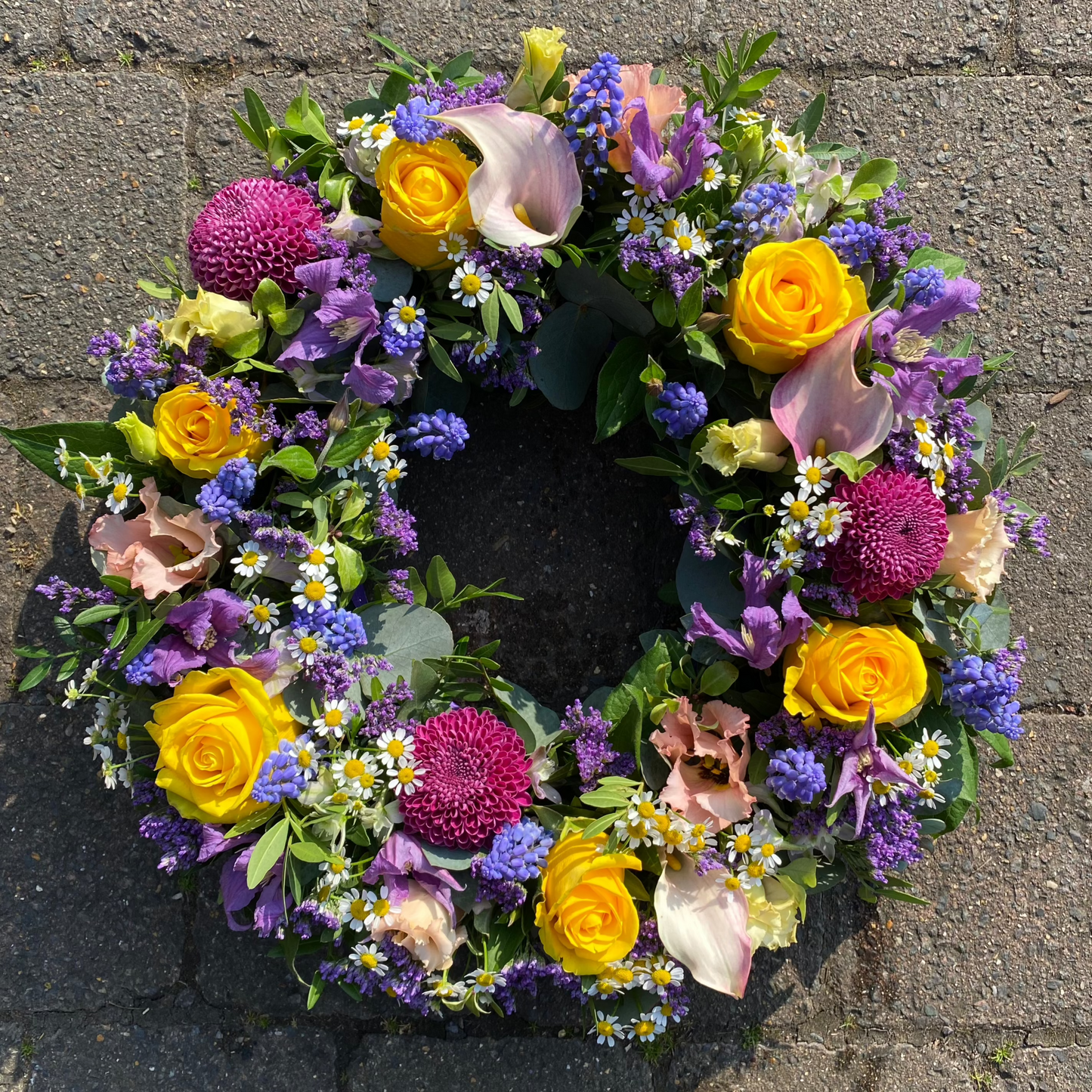 Loose Wreath - Sympathy Flowers