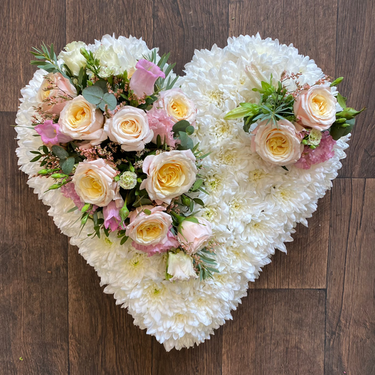 Based Heart - Sympathy Flowers