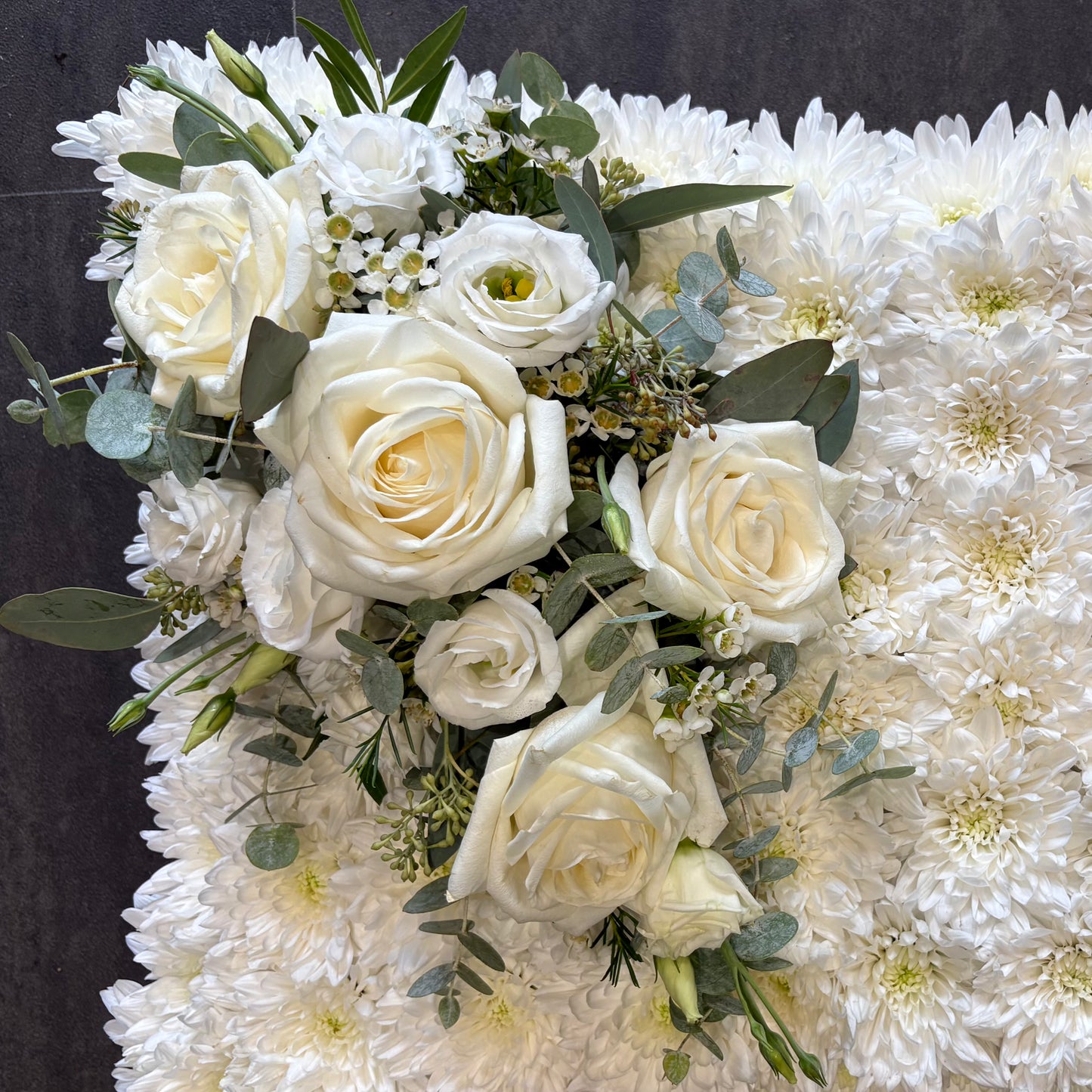Based Pillow - Sympathy Flowers
