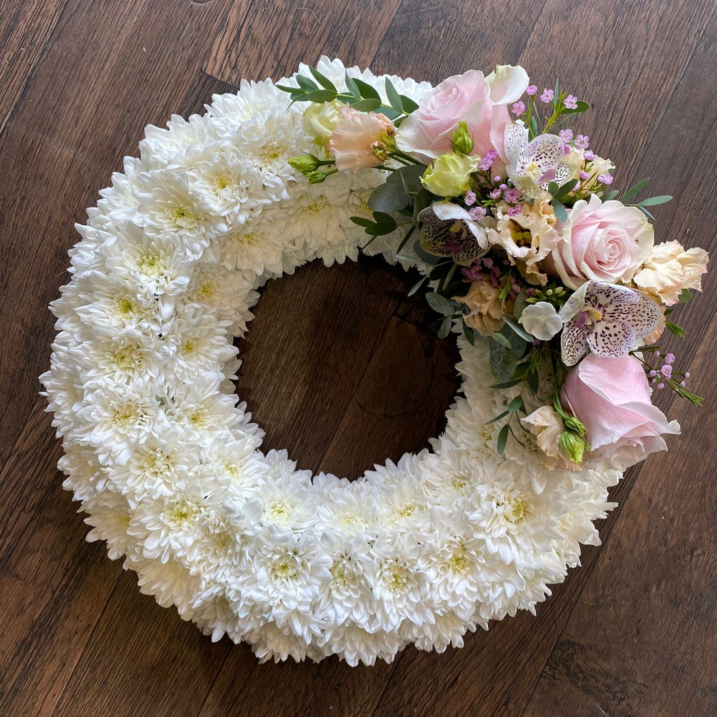 Based Wreath - Sympathy Flowers