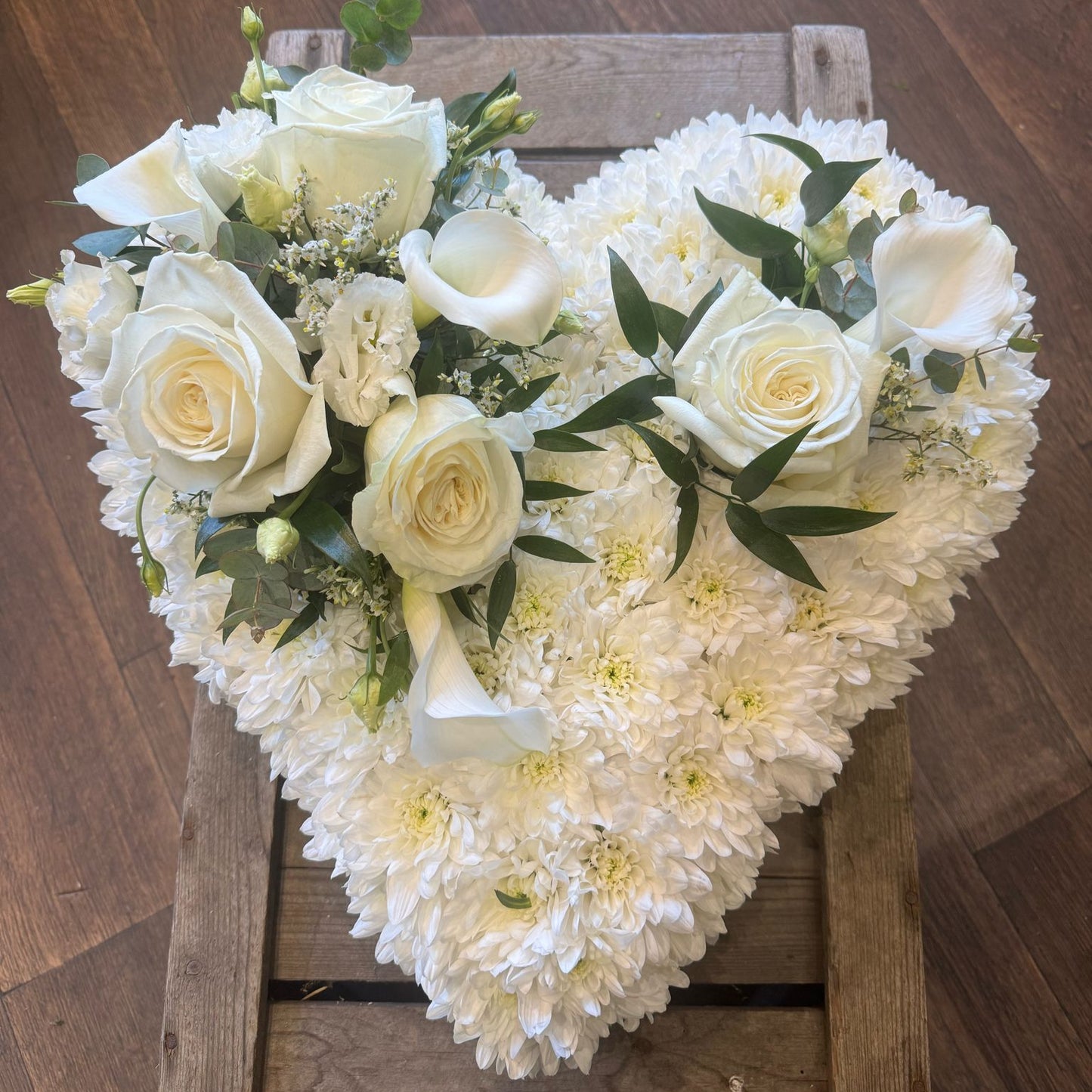 Based Heart - Sympathy Flowers